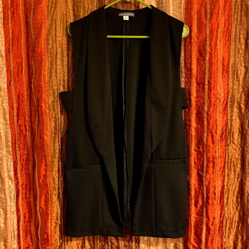 Brixon Ivy Black Jacket/Blazer, Sleeveless - Large